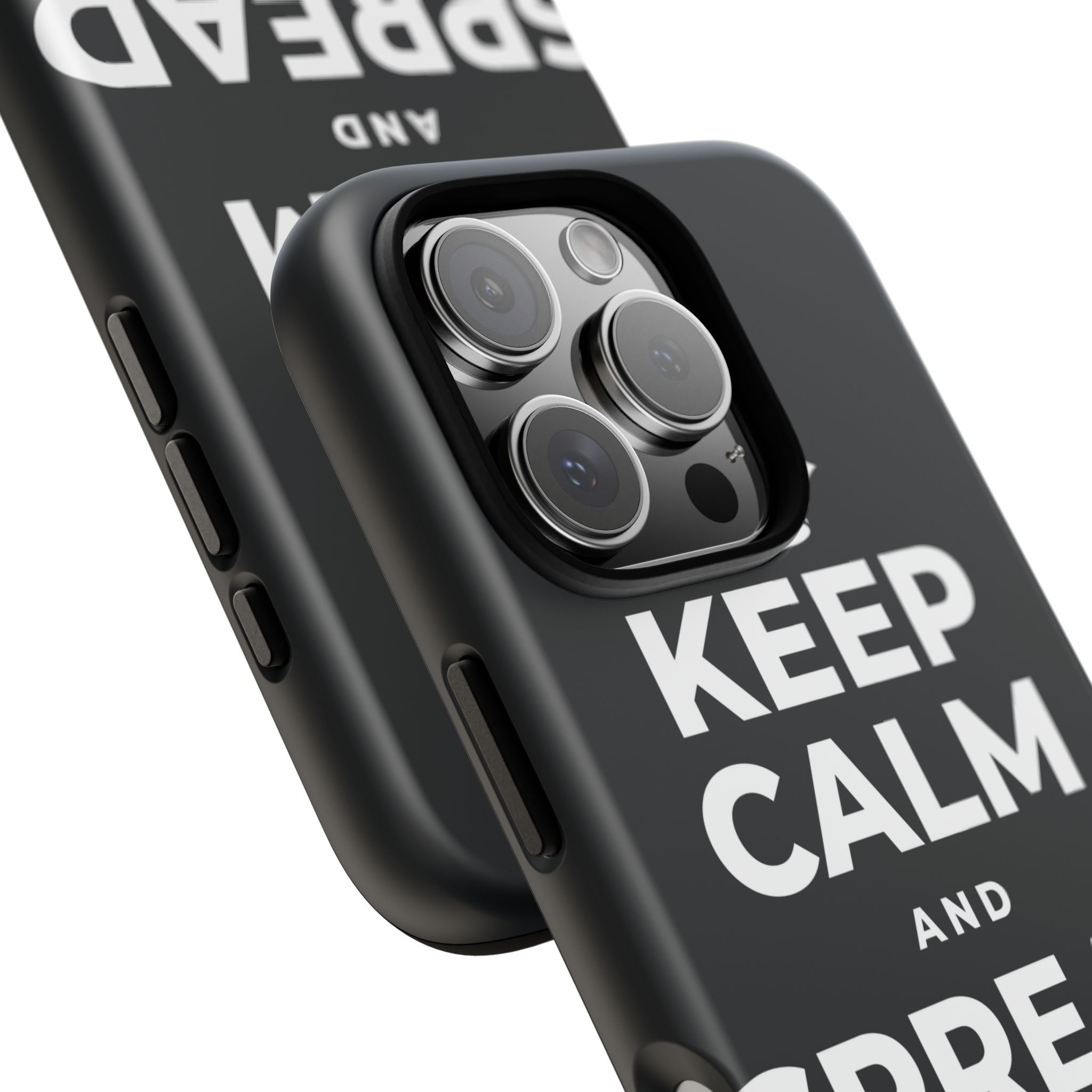 KEEP CALM AND SPREAD SOME JOY Phone Case (Dark)