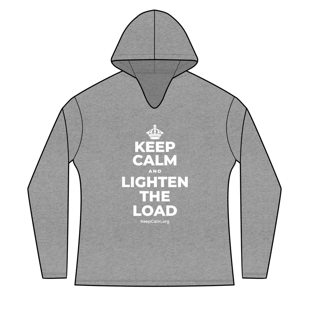 KEEP CALM AND LIGHTEN THE LOAD Women's Long Sleeve Hoodie