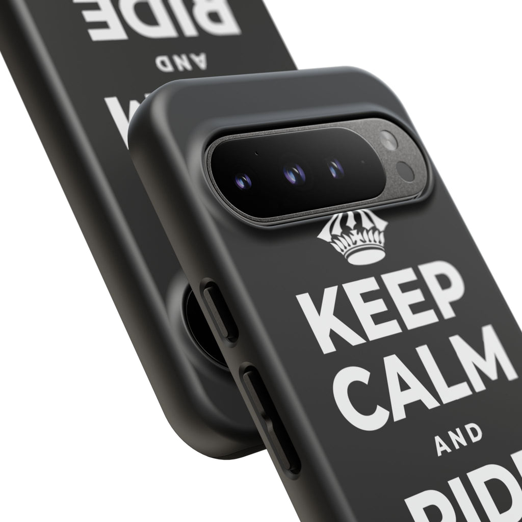 KEEP CALM AND RIDE THE WAVE Phone Case