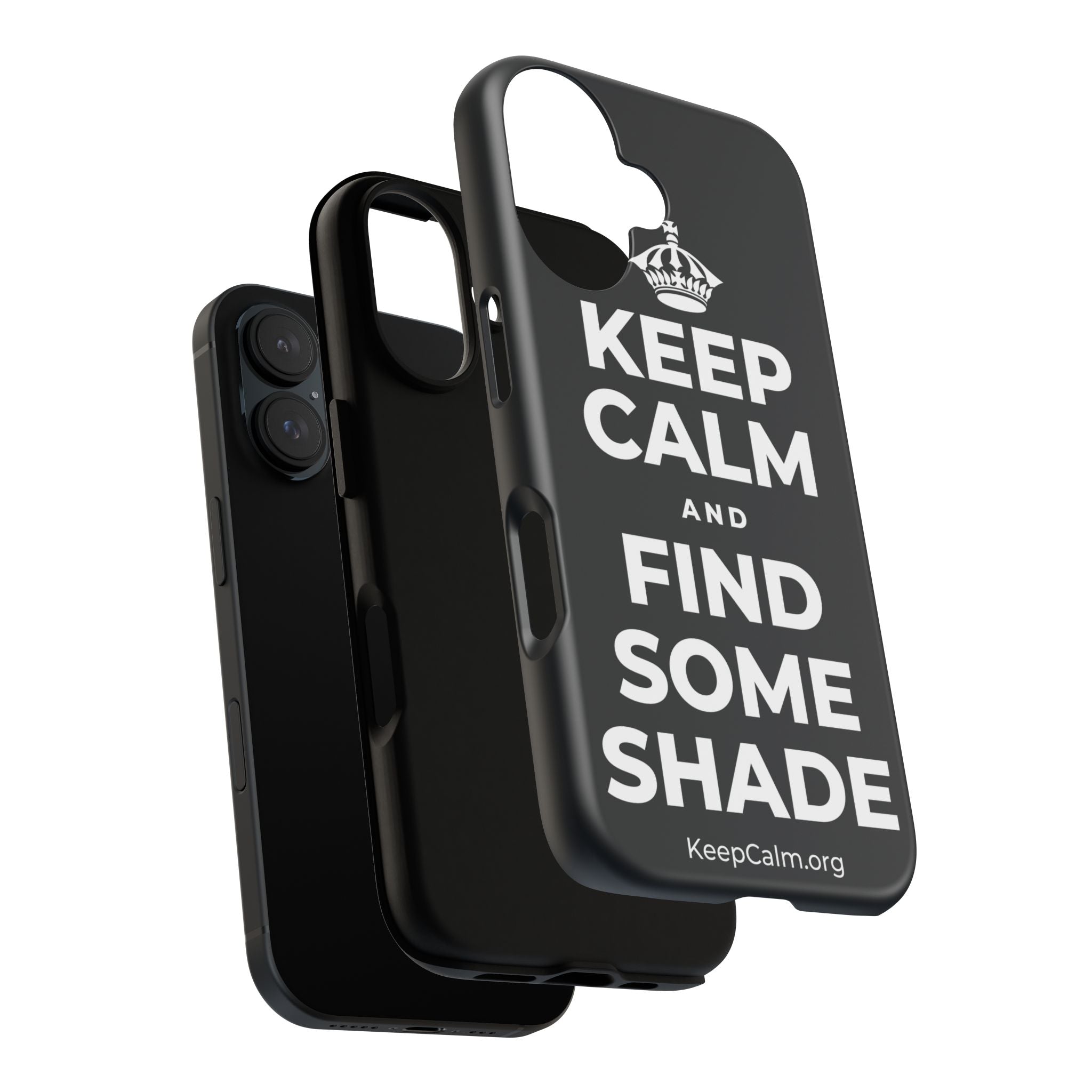 KEEP CALM AND FIND SOME SHADE Phone Case (Dark)