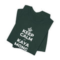 KEEP CALM AT KAYA MONG MATUTO NG KAHIT ANO T-Shirt (White–Asphalt)