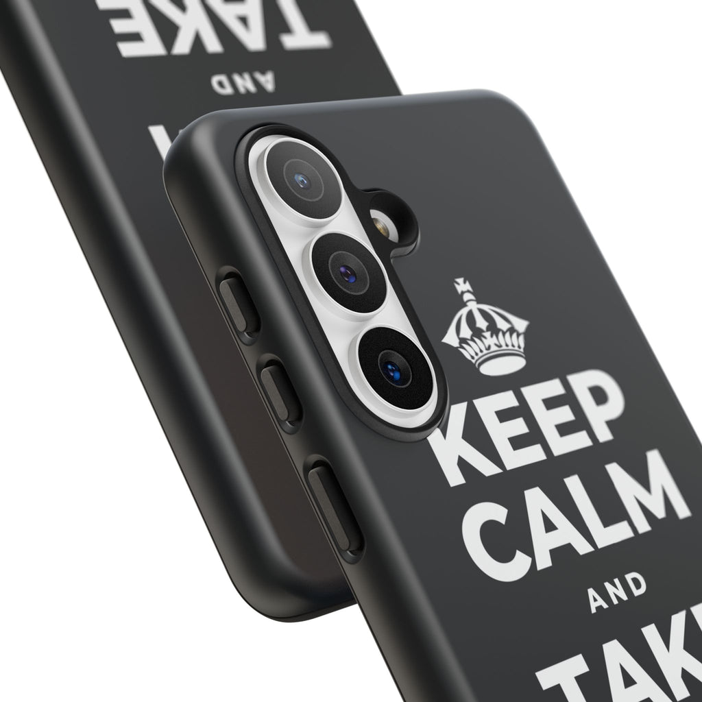 KEEP CALM AND TAKE MONDAY SLOW Phone Case (Dark)