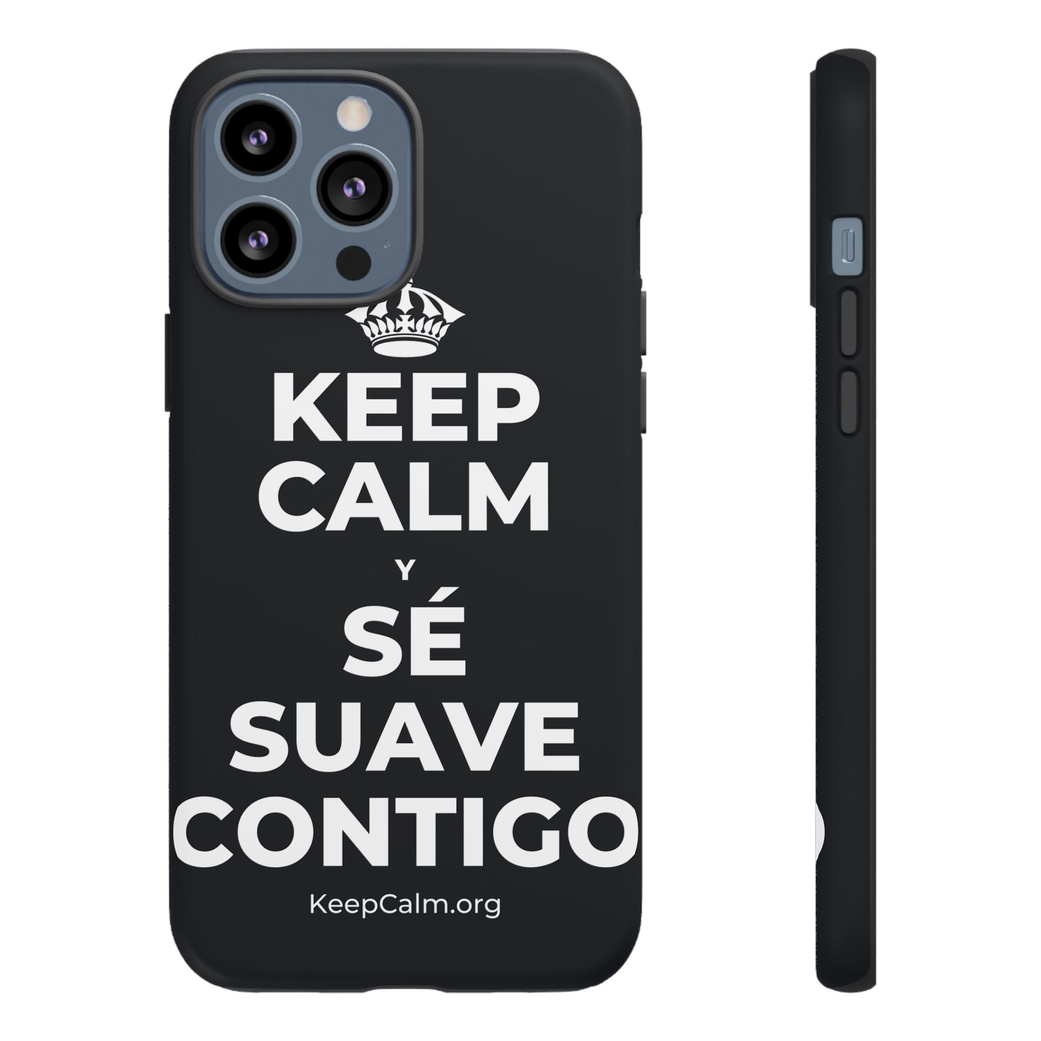 KEEP CALM Y SÉ SUAVE CONTIGO Phone Case (Dark)