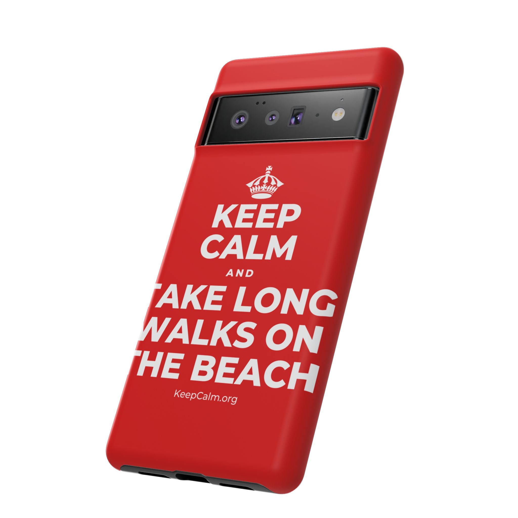 KEEP CALM AND TAKE LONG WALKS ON THE BEACH Phone Case