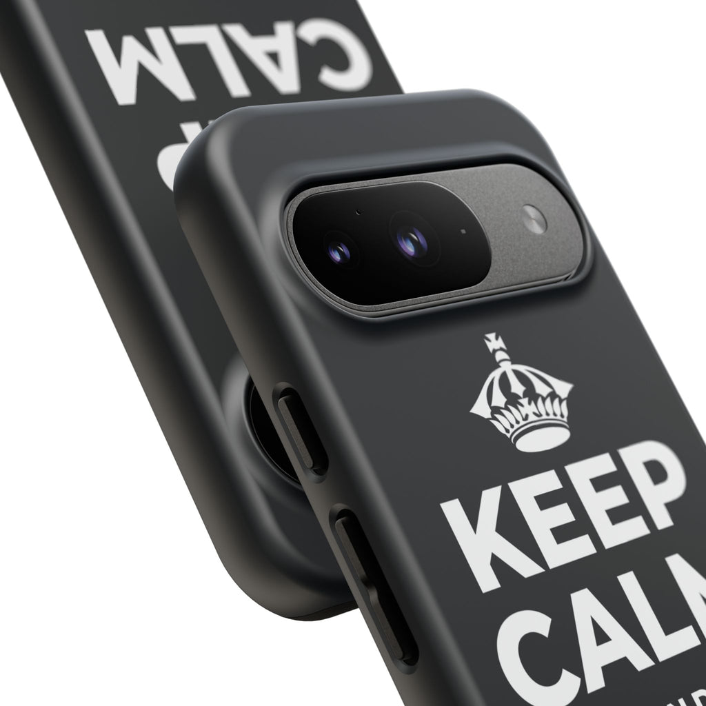 KEEP CALM AND LOCK IN Phone Case (Dark)