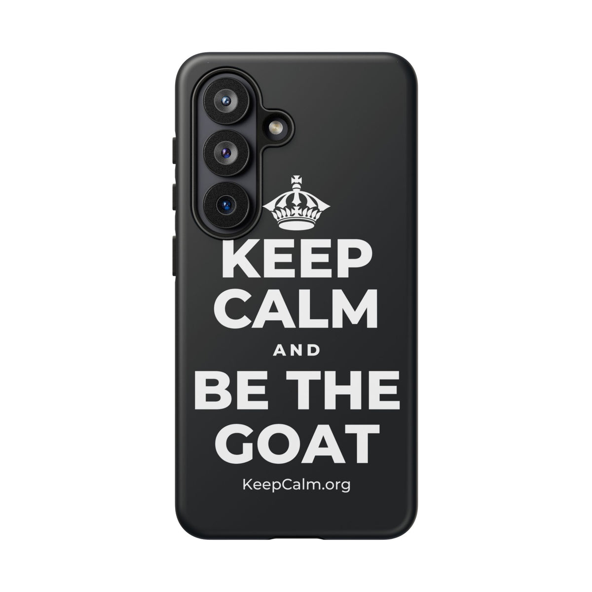KEEP CALM AND BE THE GOAT Phone Case (Dark)
