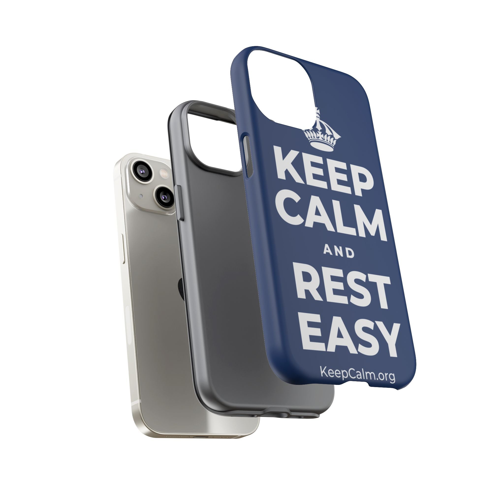 KEEP CALM AND REST EASY Phone Case
