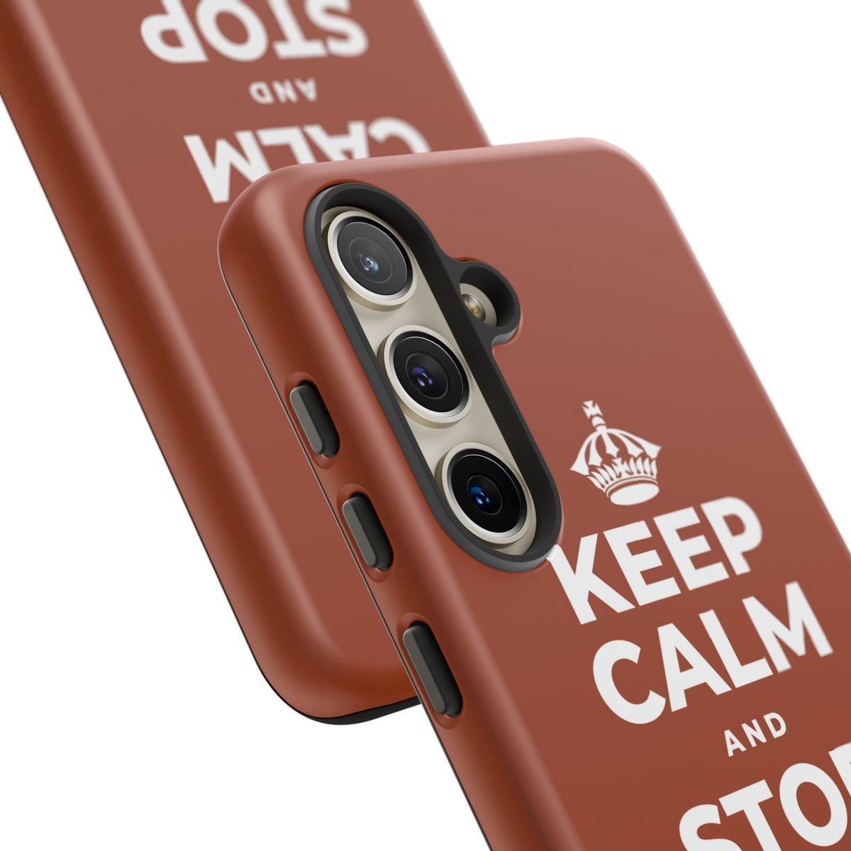 KEEP CALM AND STOP FORCING IT Phone Case