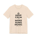 KEEP CALM AND MAKE SUNO MUSIC T-Shirt (Soft Cream–Heather Mauve)