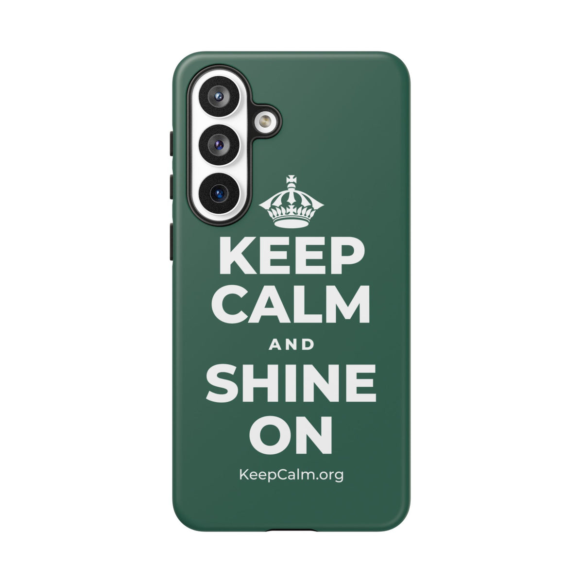 KEEP CALM AND SHINE ON Phone Case