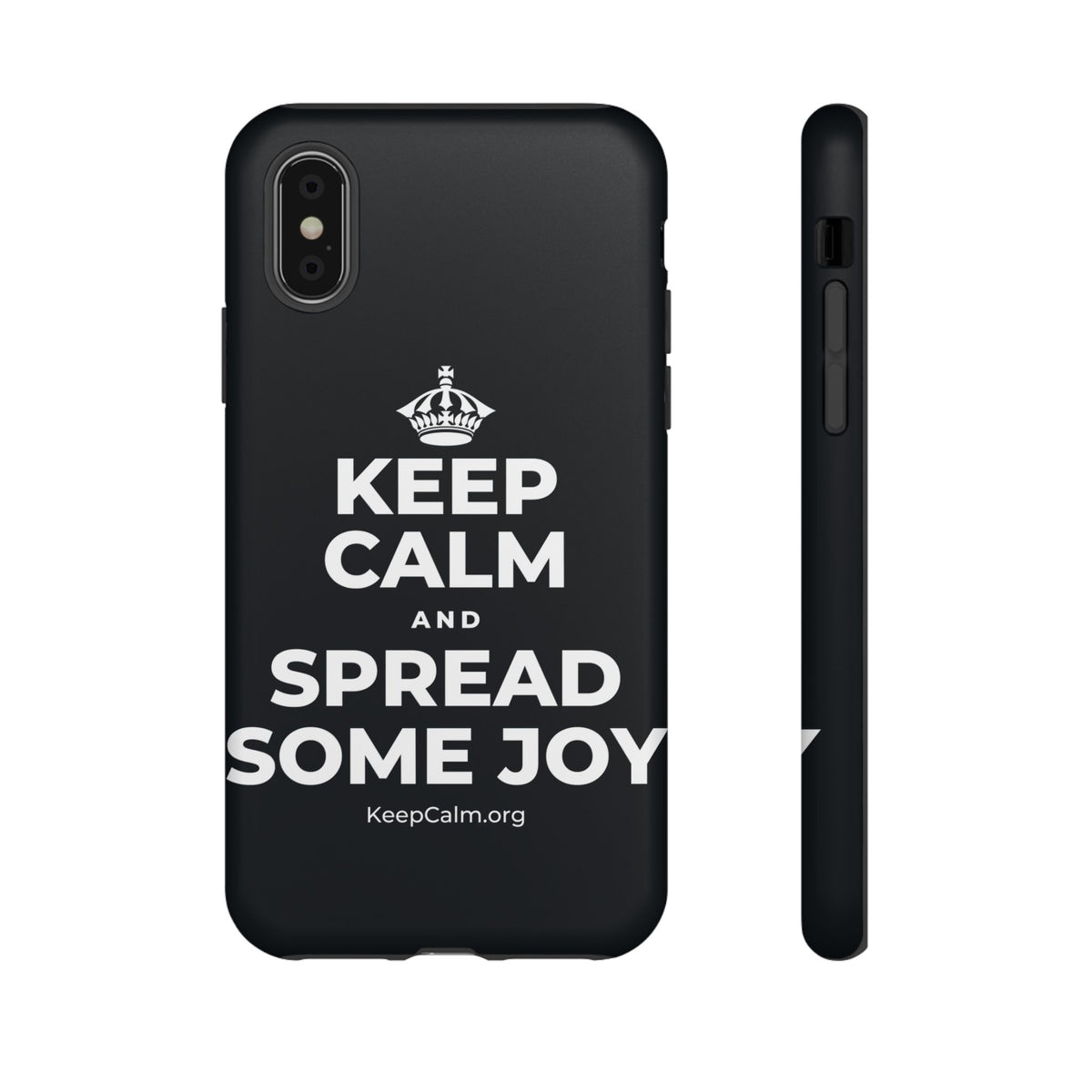 KEEP CALM AND SPREAD SOME JOY Phone Case (Dark)