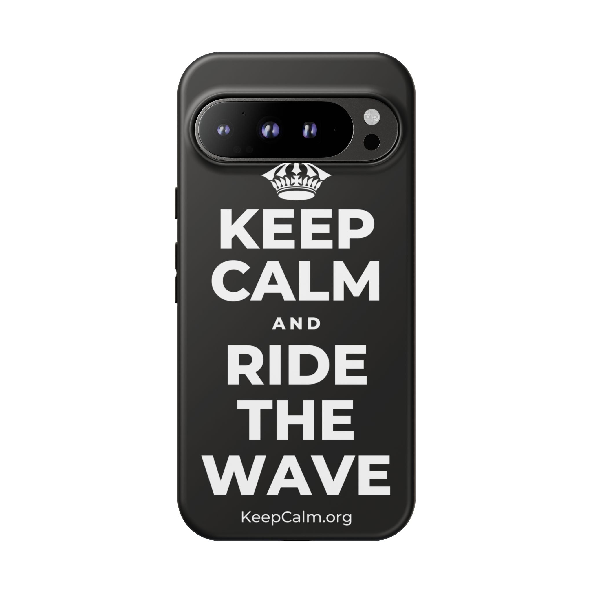 KEEP CALM AND RIDE THE WAVE Phone Case