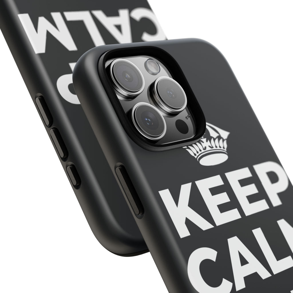 KEEP CALM AND เดินทีละก้าว Phone Case (Dark)