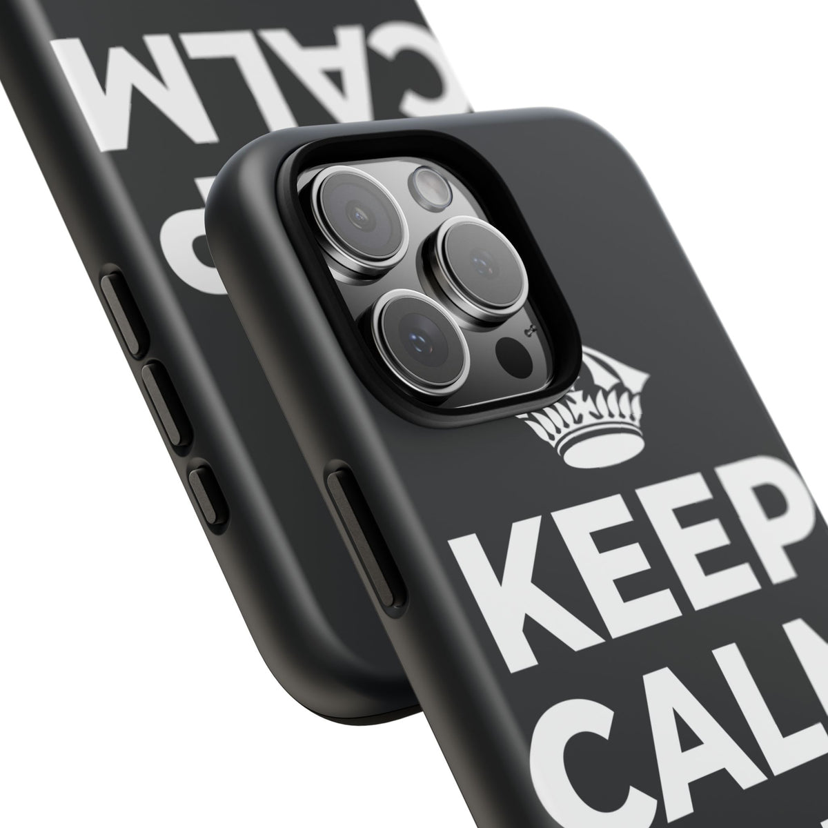 KEEP CALM AND เดินทีละก้าว Phone Case (Dark)