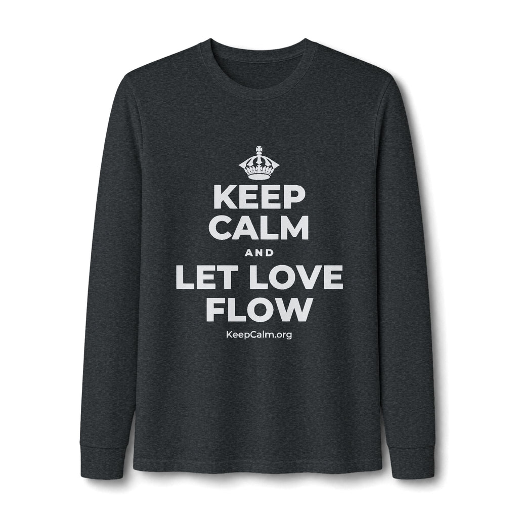 KEEP CALM AND LET LOVE FLOW Long Sleeve Tee