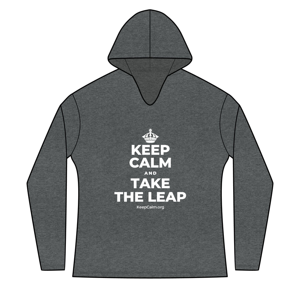 KEEP CALM AND TAKE THE LEAP Women's Long Sleeve Hoodie