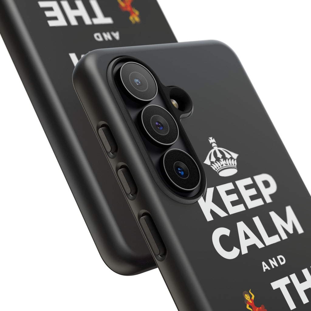 KEEP CALM AND 💃 THE NIGHT AWAY Phone Case