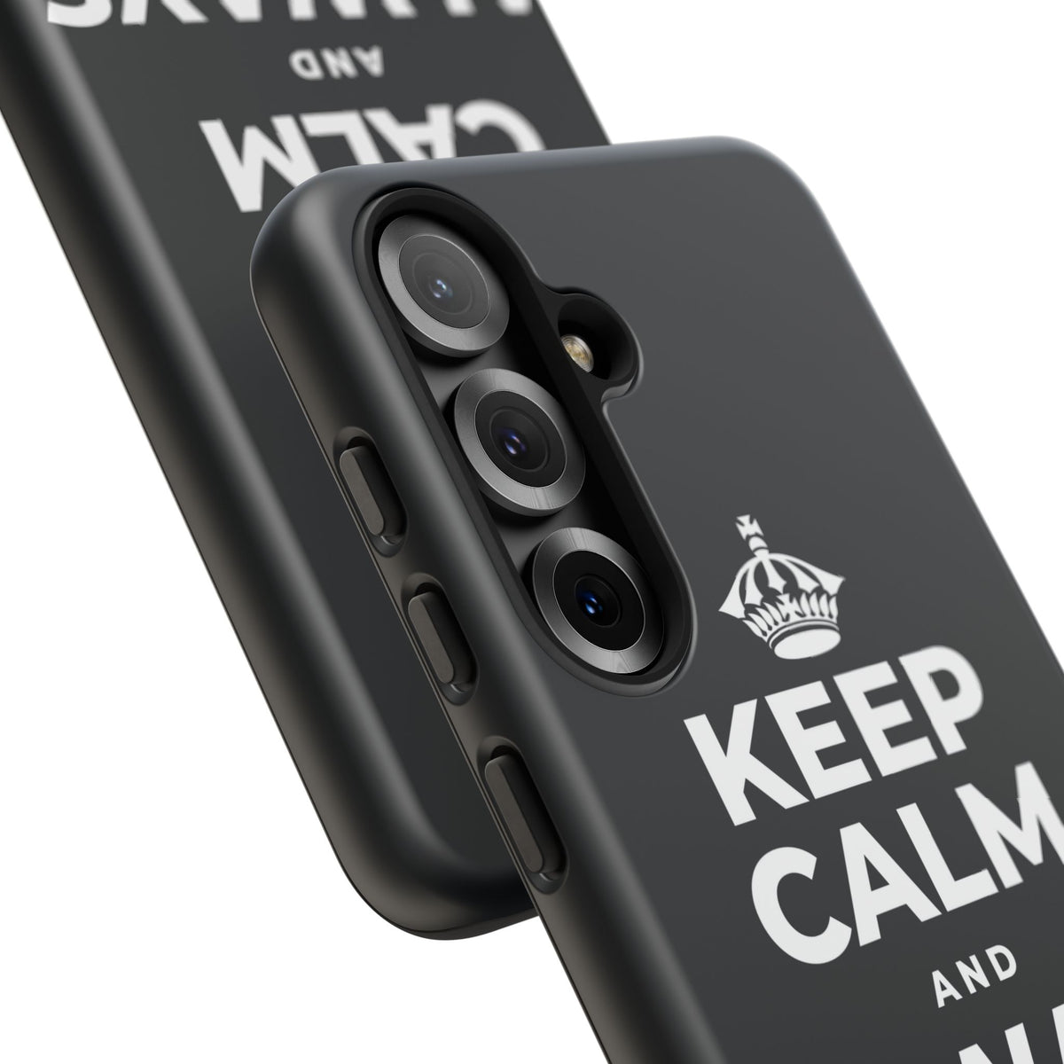 KEEP CALM AND ALWAYS BE 🦇MAN Phone Case (Dark)