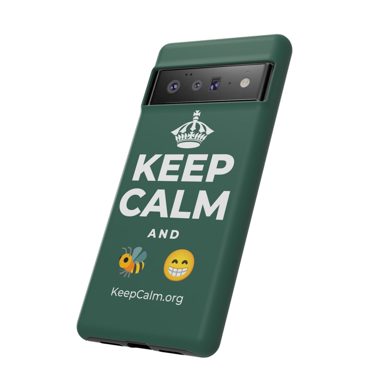 KEEP CALM AND BEE HAPPY Phone Case