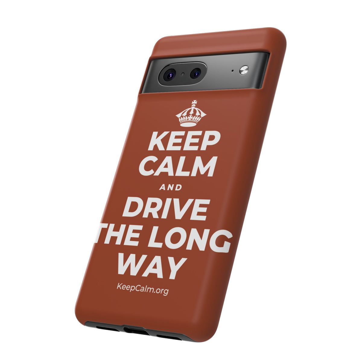 KEEP CALM AND DRIVE THE LONG WAY Phone Case