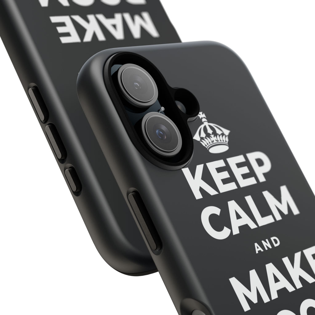 KEEP CALM AND MAKE ROOM FOR FUN Phone Case (Dark)
