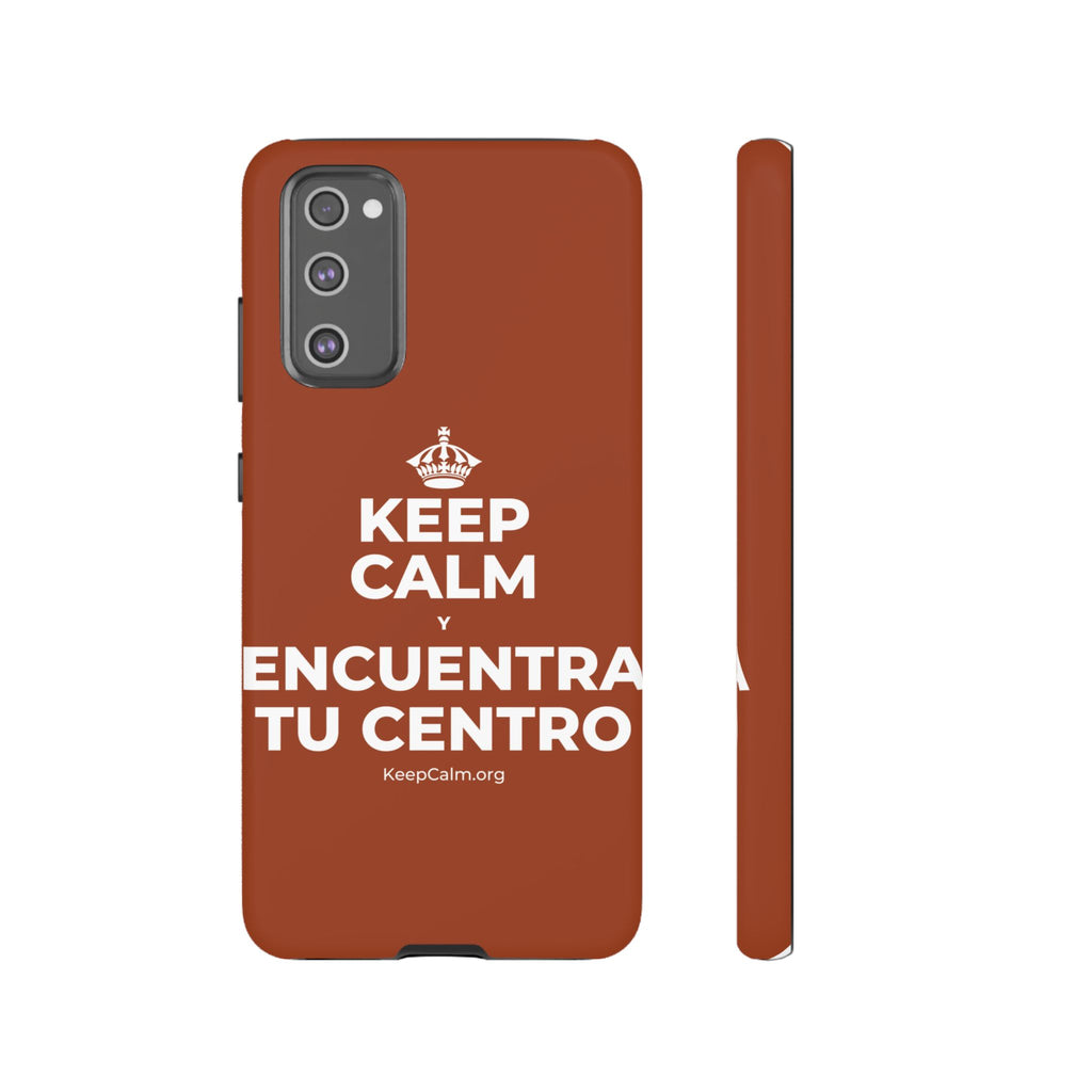 KEEP CALM Y ENCUENTRA TU CENTRO Phone Case