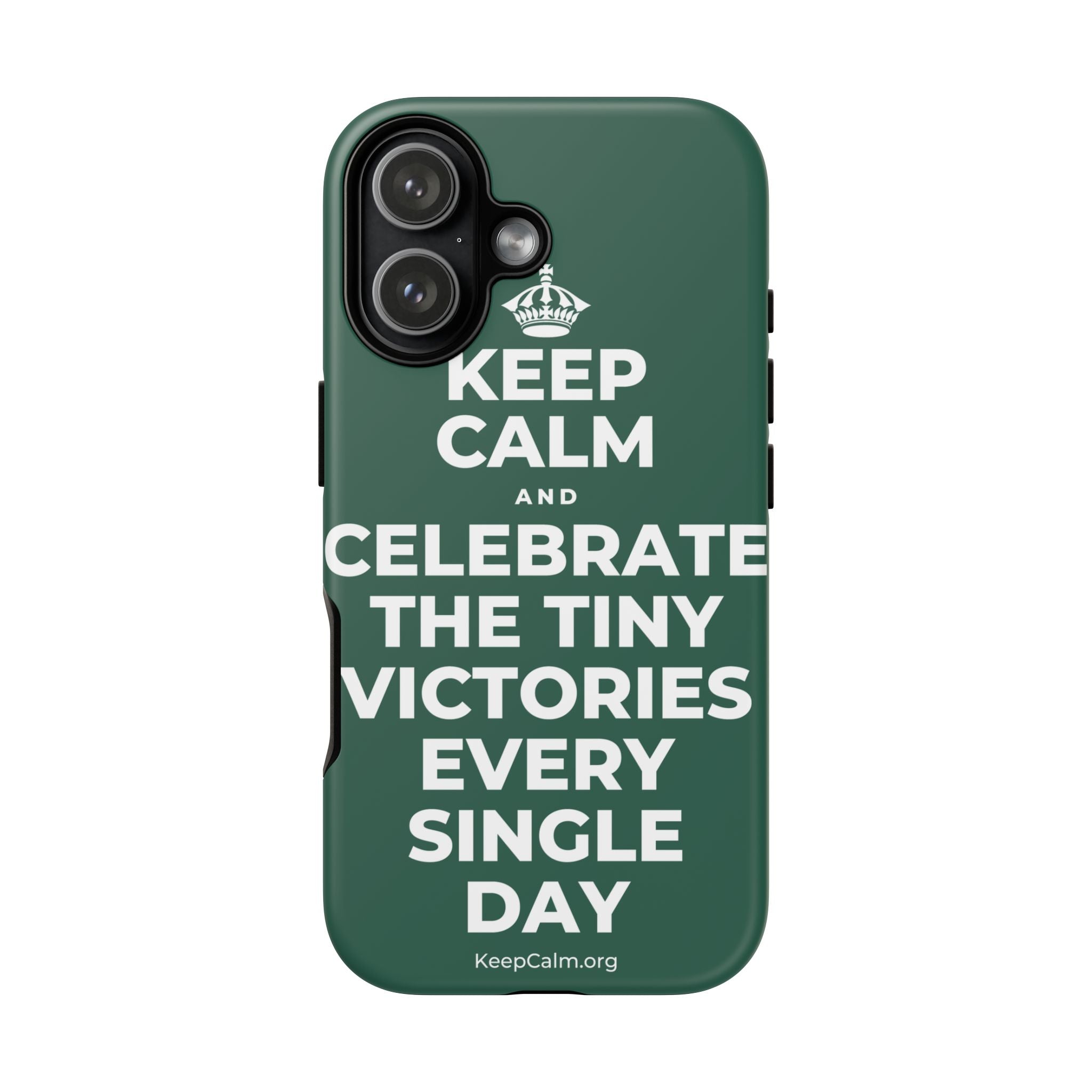 KEEP CALM AND CELEBRATE THE TINY VICTORIES EVERY SINGLE DAY Phone Case