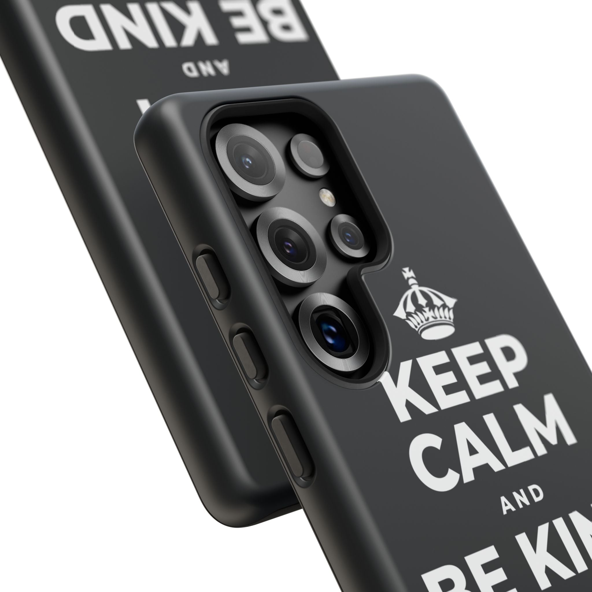 KEEP CALM AND BE KIND TO YOURSELF Phone Case (Dark)