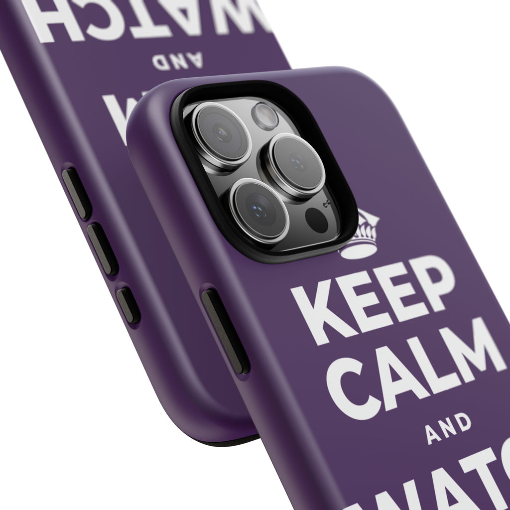 KEEP CALM AND WATCH THE CLOUDS Phone Case