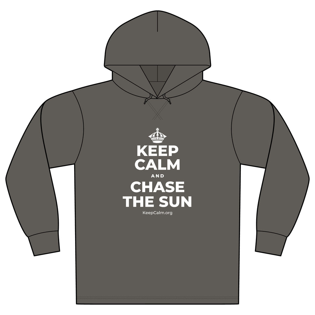 KEEP CALM AND CHASE THE SUN Organic Hoodie Tee