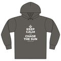 KEEP CALM AND CHASE THE SUN Organic Hoodie Tee