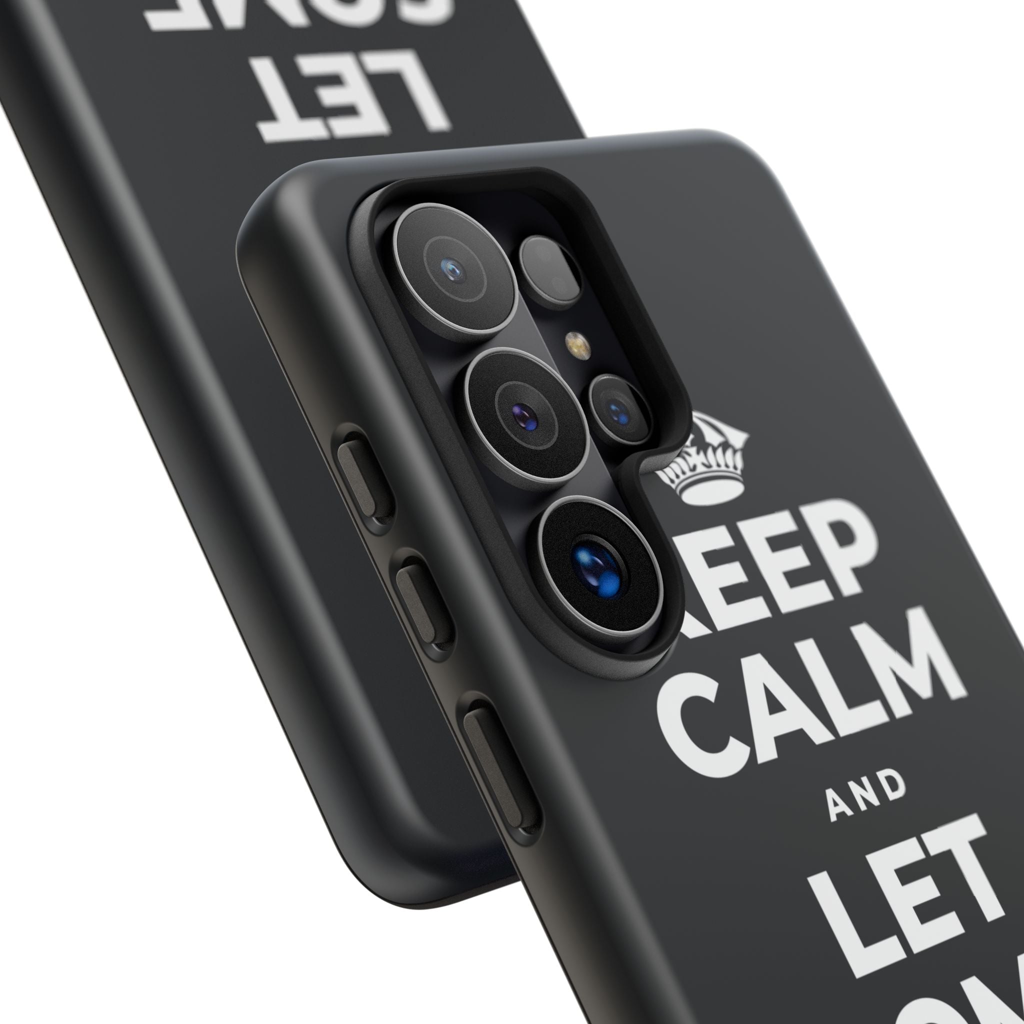 KEEP CALM AND LET SOME OF IT GO Phone Case (Dark)