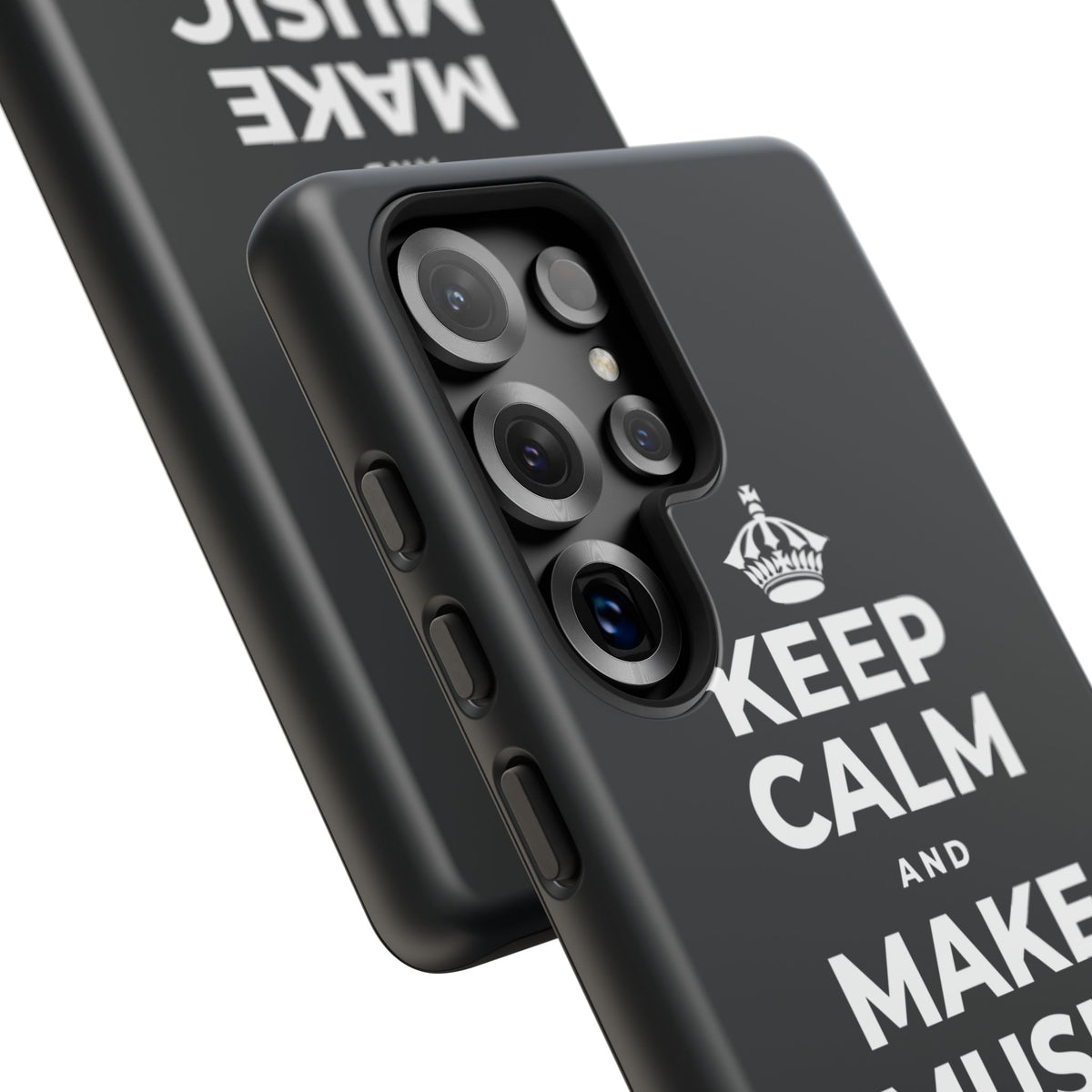 KEEP CALM AND MAKE MUSIC THAT HEALS Phone Case (Dark)