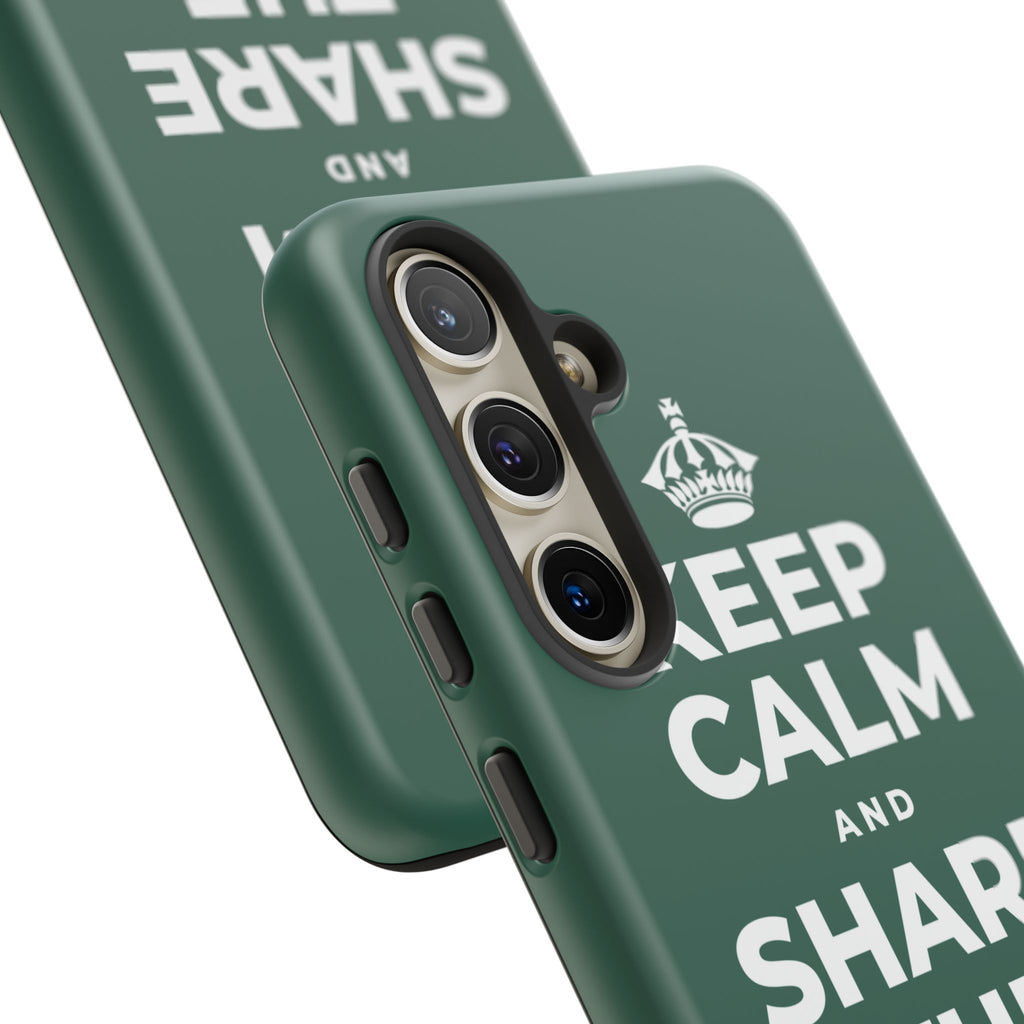KEEP CALM AND SHARE THE GOOD NEWS Phone Case