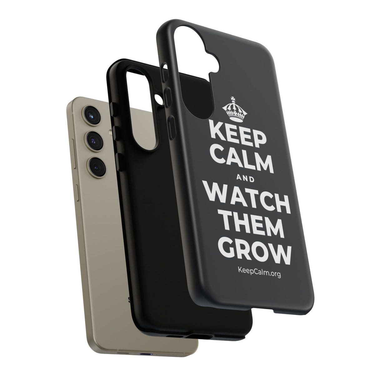 KEEP CALM AND WATCH THEM GROW Phone Case (Dark)