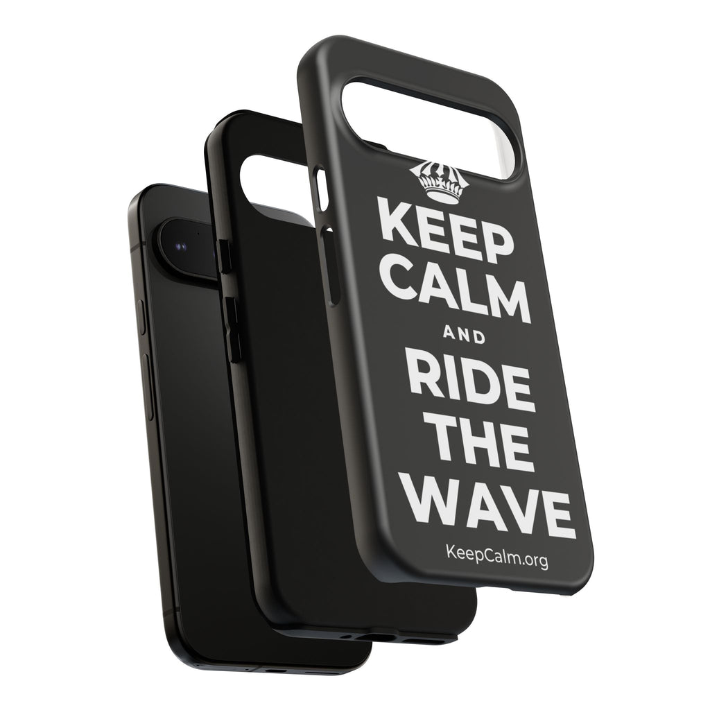 KEEP CALM AND RIDE THE WAVE Phone Case
