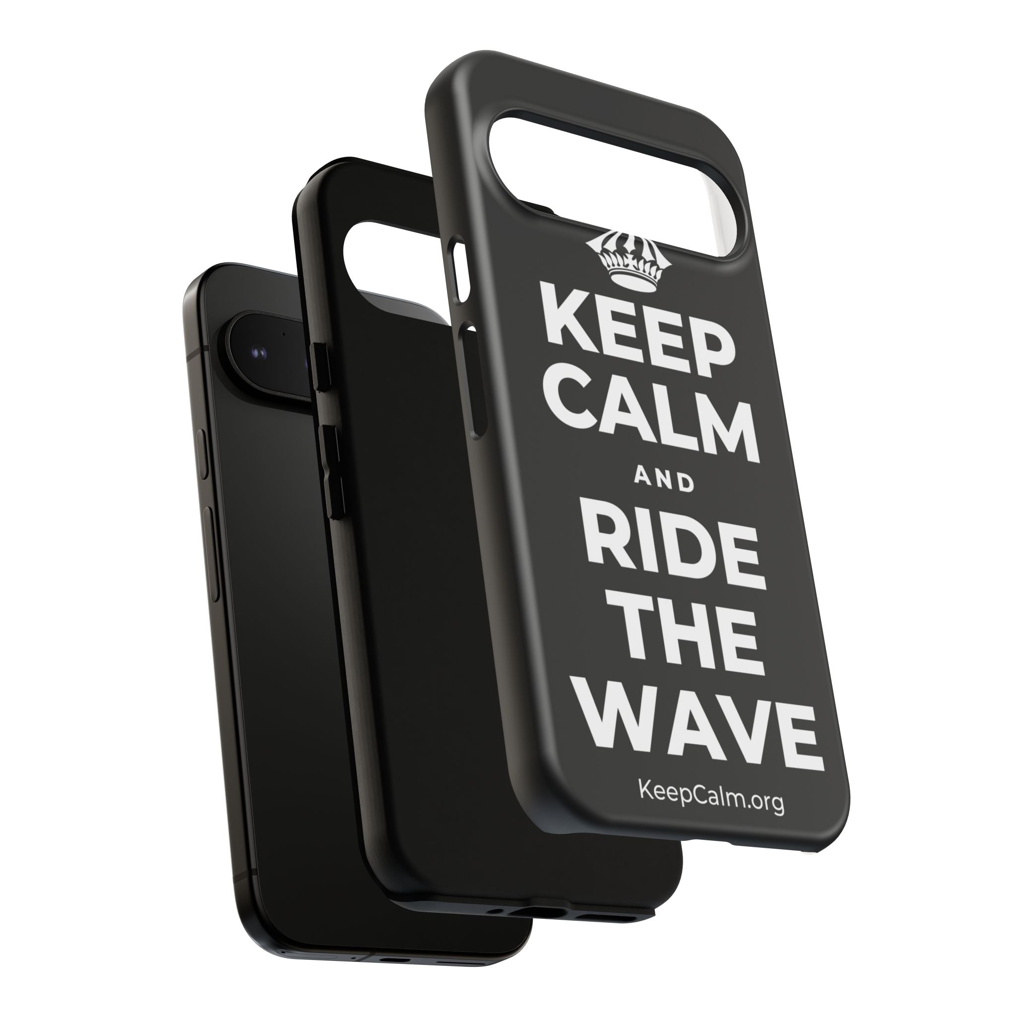 KEEP CALM AND RIDE THE WAVE Phone Case