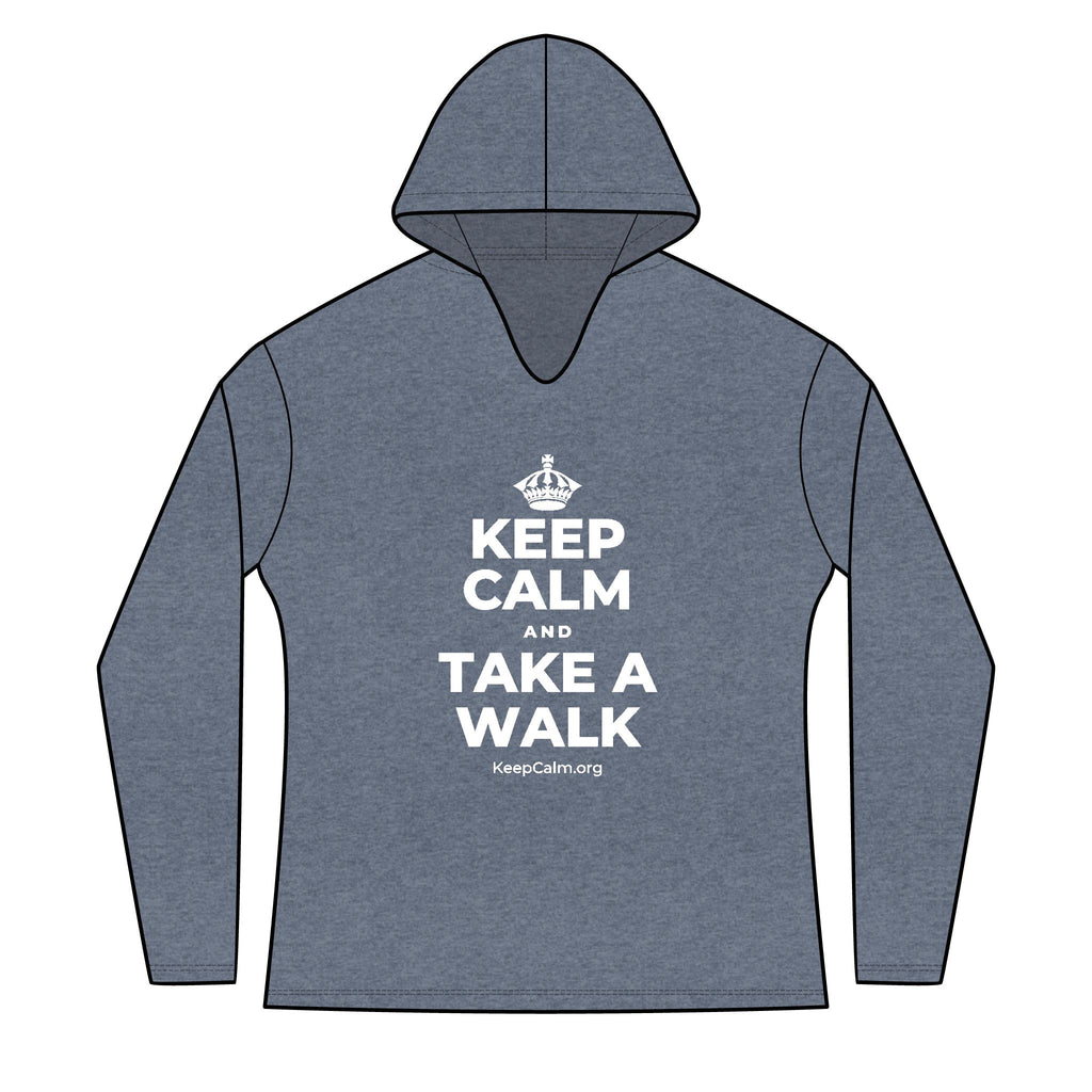 KEEP CALM AND TAKE A WALK Women's Long Sleeve Hoodie