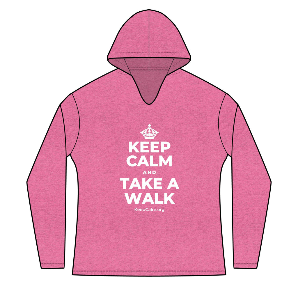 KEEP CALM AND TAKE A WALK Women's Long Sleeve Hoodie