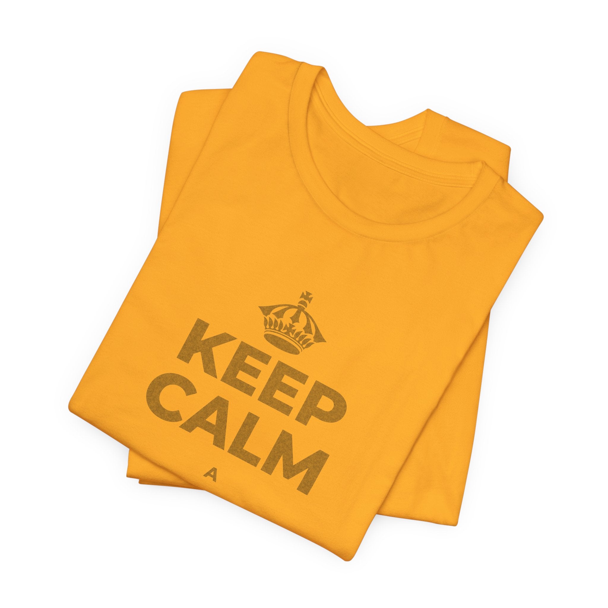 KEEP CALM A ʻAPO I KA MĀLIE T-Shirt (Baby Blue–Silver)