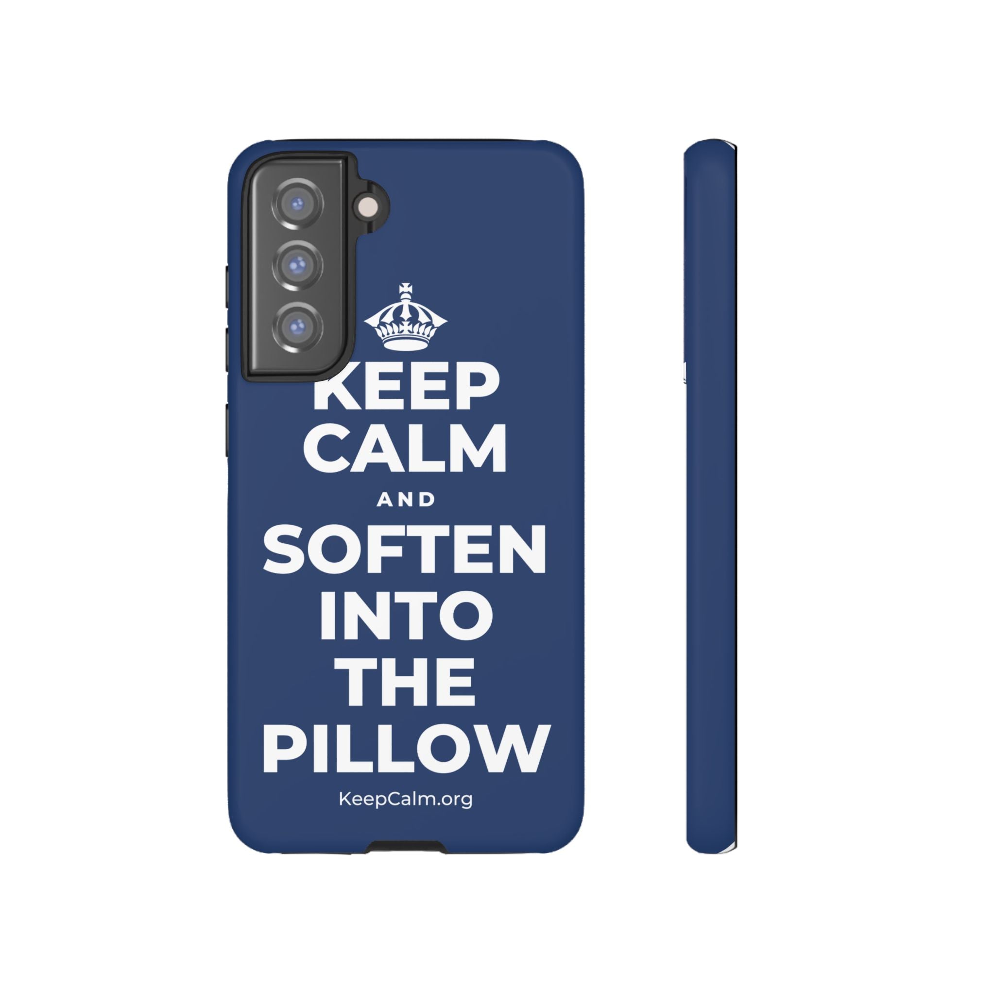 KEEP CALM AND SOFTEN INTO THE PILLOW Phone Case