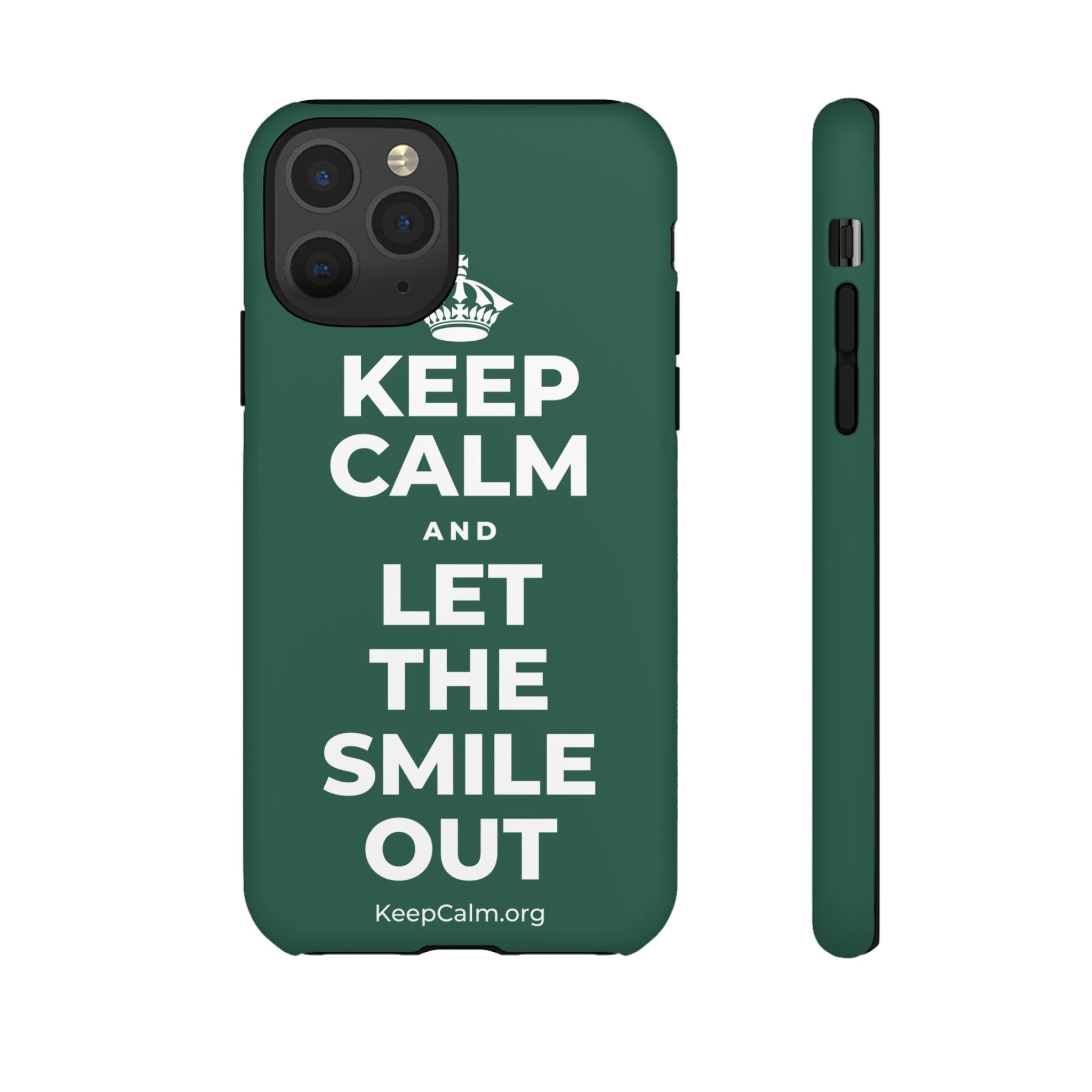 KEEP CALM AND LET THE SMILE OUT Phone Case