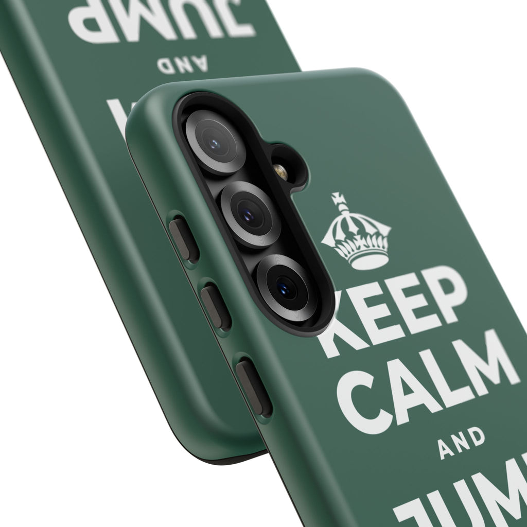 KEEP CALM AND JUMP IN A PUDDLE Phone Case