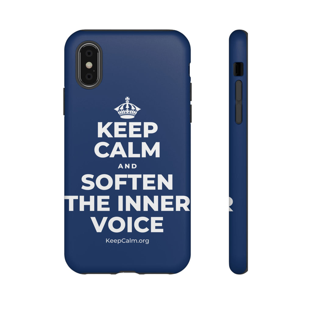 KEEP CALM AND SOFTEN THE INNER VOICE Phone Case