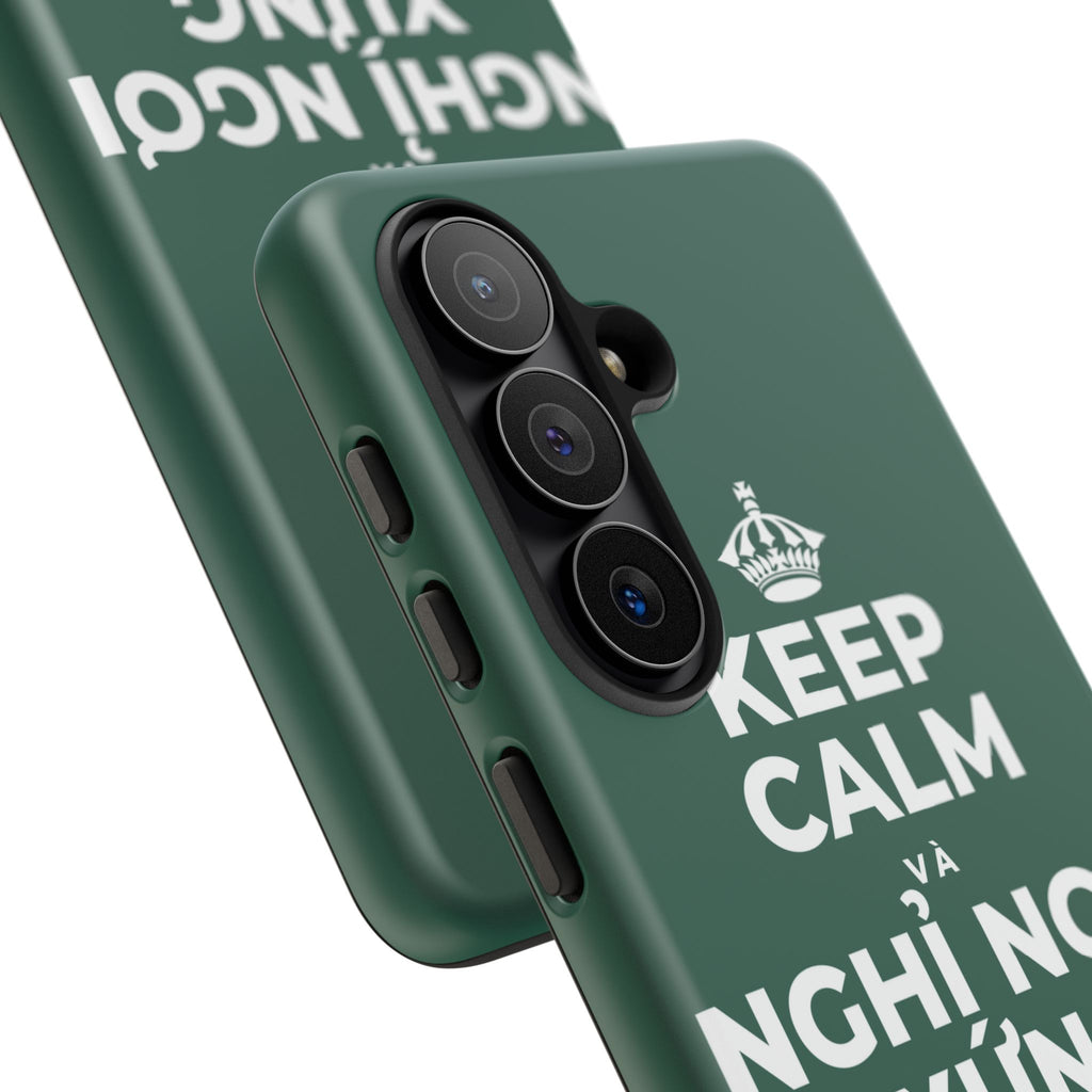 KEEP CALM VÀ NGHỈ NGƠI XỨNG ĐÁNG CỦA BẠN Phone Case