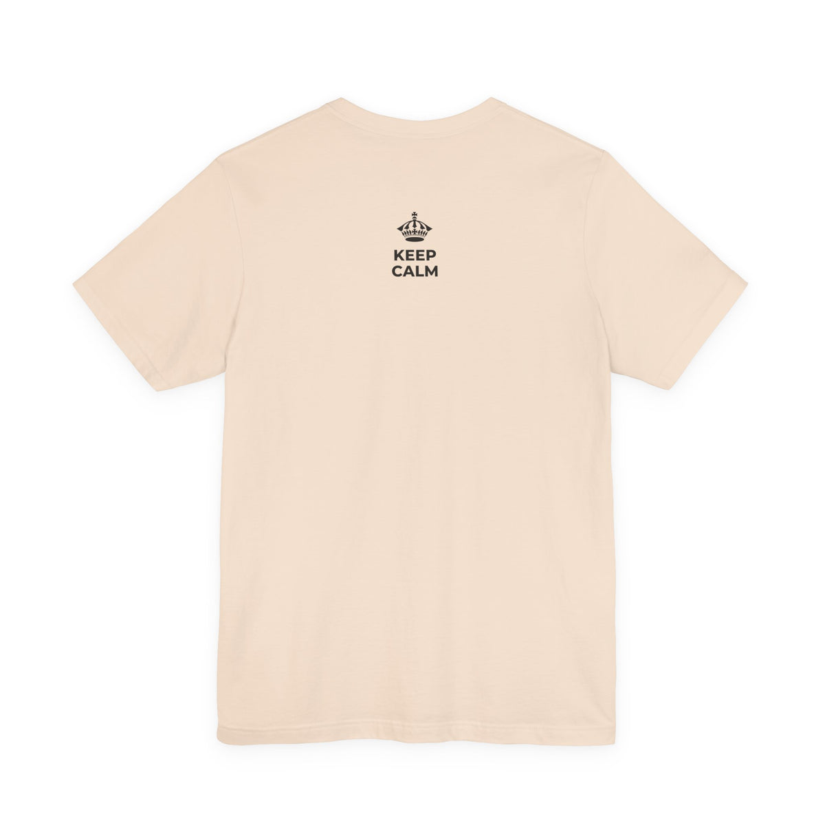 KEEP CALM AND CELEBRATE THE SMALL STUFF T-Shirt (Soft Cream–Heather Mauve)