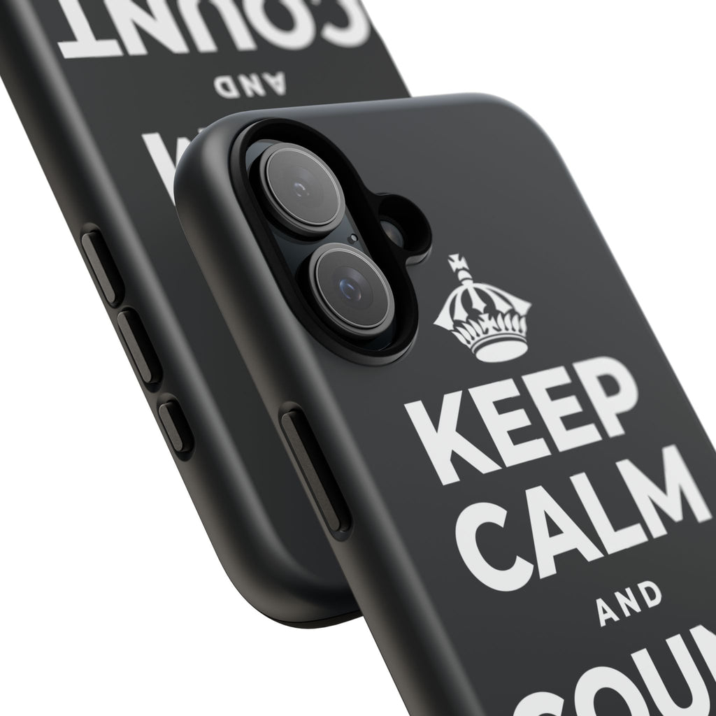 KEEP CALM AND COUNT SMALL WINS Phone Case (Dark)