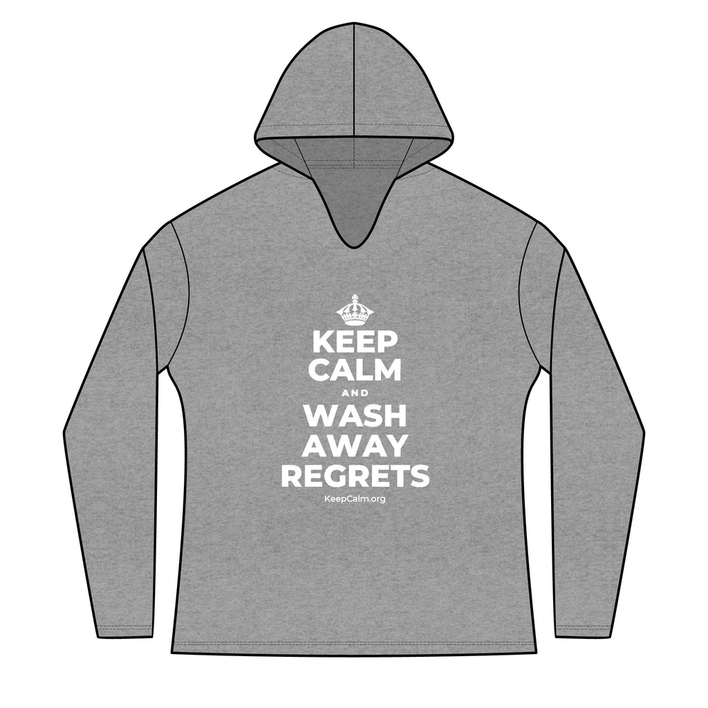 KEEP CALM AND WASH AWAY REGRETS Women's Long Sleeve Hoodie