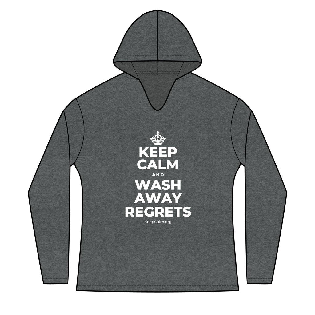 KEEP CALM AND WASH AWAY REGRETS Women's Long Sleeve Hoodie
