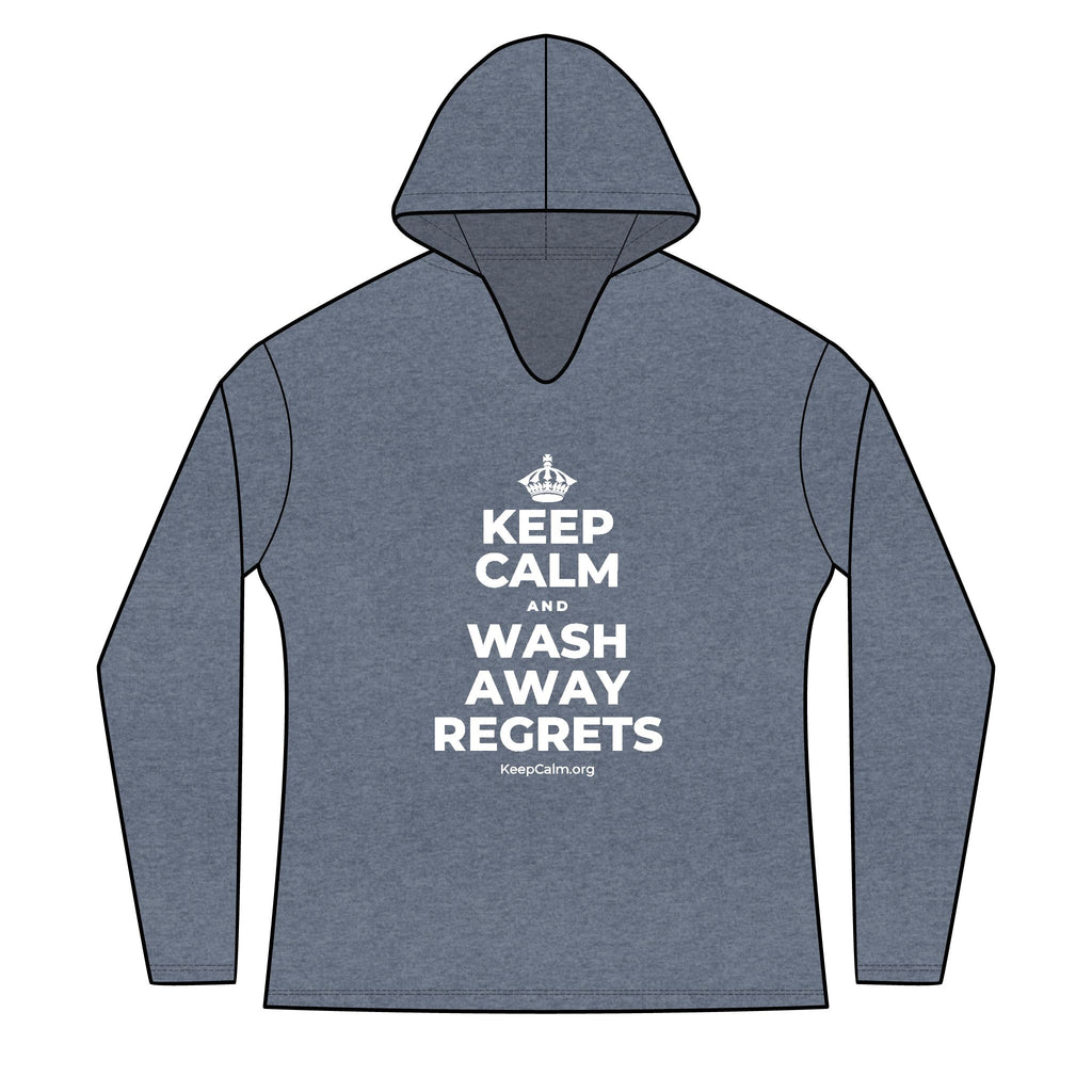 KEEP CALM AND WASH AWAY REGRETS Women's Long Sleeve Hoodie
